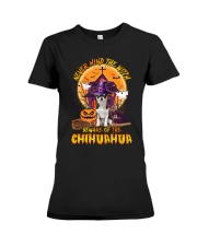 Never Mind - Chihuahua Premium Fit Ladies Tee tile