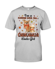 Pumpkin Kinda - Long-haired Tan Chihuahua Classic T-Shirt front