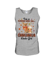 Pumpkin Kinda - Long-haired Tan Chihuahua Unisex Tank tile
