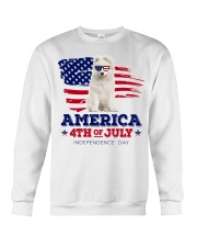 American 4th july - Samoyed Crewneck Sweatshirt tile