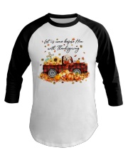 Thanksgiving - Golden Retriever 1 Baseball Tee tile