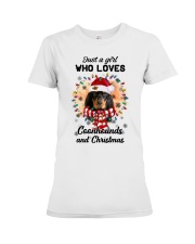 Christmas Girl - Coonhound Premium Fit Ladies Tee tile