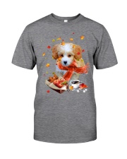 Autumn Leaves Shih-Poo Classic T-Shirt tile