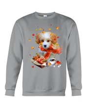 Autumn Leaves Shih-Poo Crewneck Sweatshirt tile
