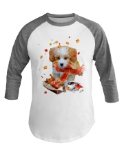 Autumn Leaves Shih-Poo Baseball Tee tile