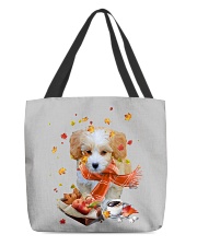 Autumn Leaves Shih-Poo All-Over Tote tile