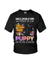 156 Picked Up A Puppy - Pug 1 Youth T-Shirt tile