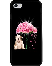 Pink Umbrella - Bulldog Phone Case tile