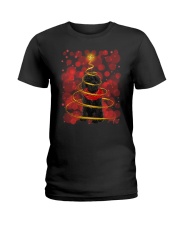 Lighting - BLACK Labradoodle Ladies T-Shirt tile