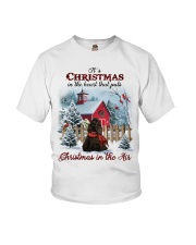 Christmas Air - BLACK American Cocker Spaniel Youth T-Shirt tile