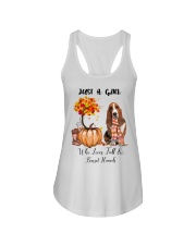 Fall And - Basset Hound 1 Ladies Flowy Tank tile