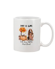 Fall And - Basset Hound 1 Mug tile
