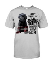 Happy father Day - Black Labs Classic T-Shirt front