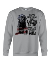 Happy father Day - Black Labs Crewneck Sweatshirt tile