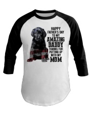 Happy father Day - Black Labs Baseball Tee tile
