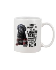 Happy father Day - Black Labs Mug tile