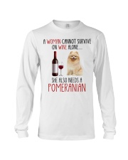 She Also Needs - Pomeranian Long Sleeve Tee tile