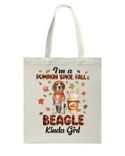 Pumpkin Kinda - beagle Tote Bag tile
