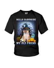 Hello Darkness - Shiba Inu 2 Youth T-Shirt tile