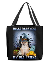 Hello Darkness - Shiba Inu 2 All-Over Tote tile