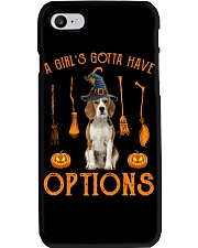 Options - beagle Phone Case tile