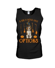 Options - beagle Unisex Tank tile