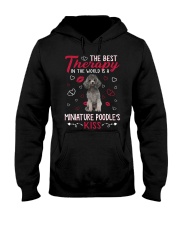 Best Therapy - SILVER Miniature Poodle Hooded Sweatshirt tile