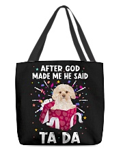 God Said - GOLD Morkie All-Over Tote tile