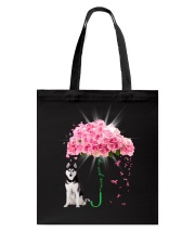 Pink Umbrella - Husky 1 Tote Bag tile