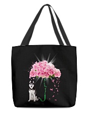 Pink Umbrella - Husky 1 All-Over Tote tile
