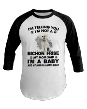 Bichon Frise - Baby 1 Baseball Tee tile