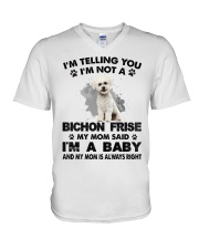 Bichon Frise - Baby 1 V-Neck T-Shirt tile