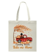 Country Fall - Black Cocker Spaniel Tote Bag tile