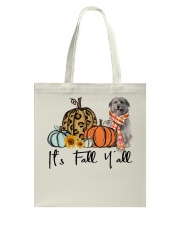 Fall Pumpkin Pyrenean Shepherd Tote Bag tile