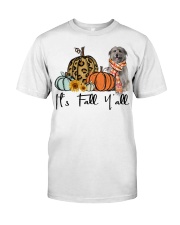 Fall Pumpkin Pyrenean Shepherd Premium Fit Mens Tee tile