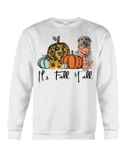 Fall Pumpkin Pyrenean Shepherd Crewneck Sweatshirt tile