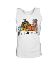 Fall Pumpkin Pyrenean Shepherd Unisex Tank tile