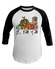 Fall Pumpkin Pyrenean Shepherd Baseball Tee tile