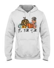 Fall Pumpkin Pyrenean Shepherd Hooded Sweatshirt tile