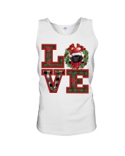 Christmas Love - BLACK Toy Poodle Unisex Tank tile