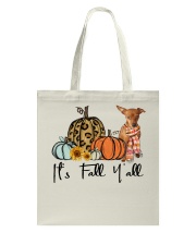 Fall Pumpkin Miniature Pinscher Tote Bag tile