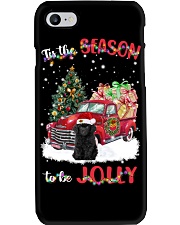 To Be Jolly - BLACK Toy Poodle Phone Case tile