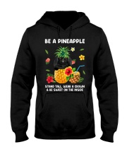 Pineapple - BLACK Pekingese Hooded Sweatshirt tile