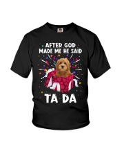God Said - RED Goldendoodle Youth T-Shirt tile