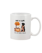 Girl Love Fall And - labrador 5 Mug tile