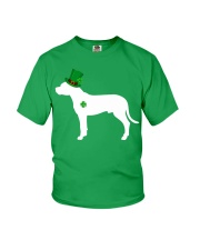 Lucky Shamrock - Dogo Argentino Youth T-Shirt tile