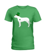 Lucky Shamrock - Dogo Argentino Ladies T-Shirt tile