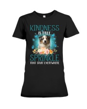 Sprinkle - BLUE MERLE Australian Shepherd Premium Fit Ladies Tee tile