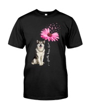 Daisy Ribbon - Alaskan Malamute Classic T-Shirt front