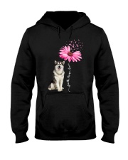 Daisy Ribbon - Alaskan Malamute Hooded Sweatshirt tile